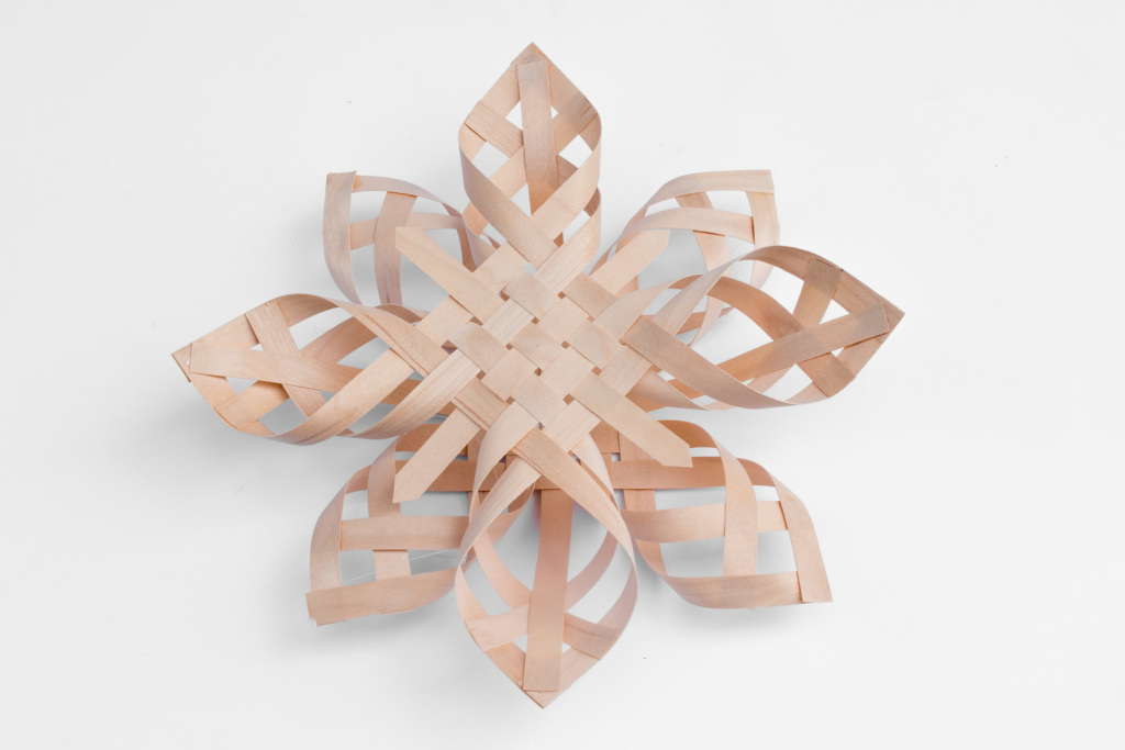 Misc-1. #845- Woven maple star (7” and 12”)