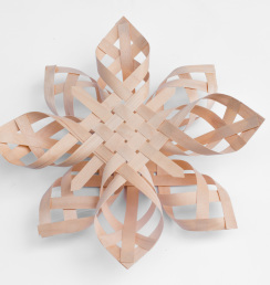 Misc-1. #845- Woven maple star (7” and 12”)