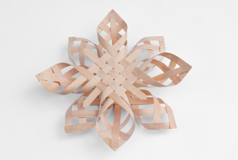 Misc-1. #845- Woven maple star (7” and 12”)